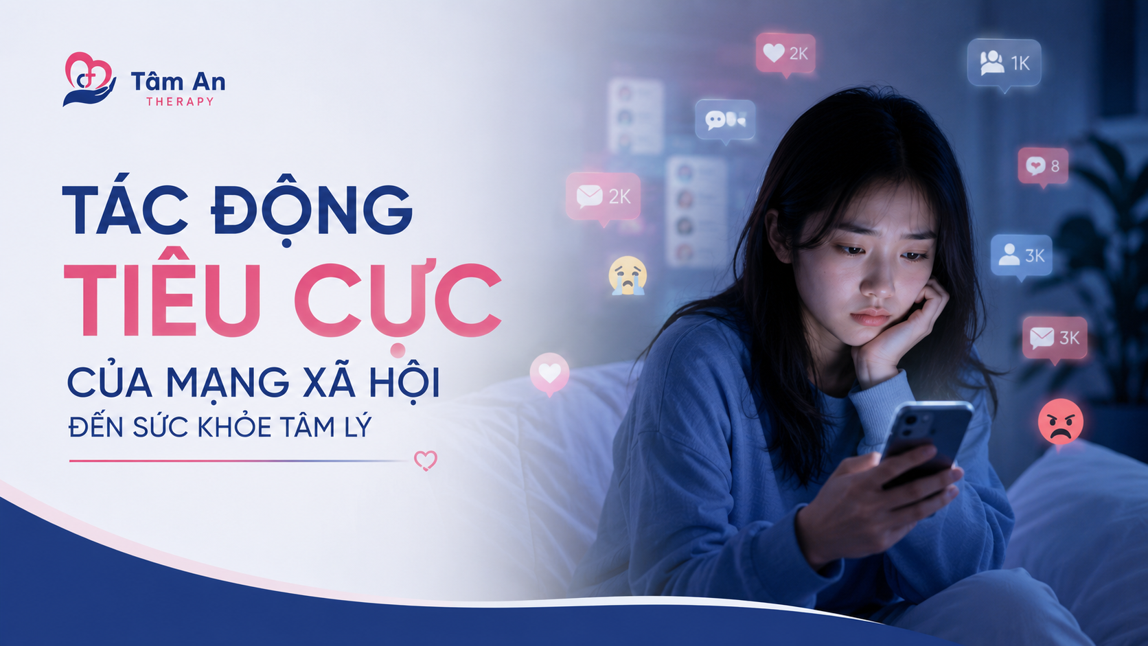 Tác động tiêu cực của mạng xã hội đến sức khoẻ tâm lý